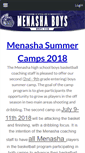 Mobile Screenshot of menashabasketball.com